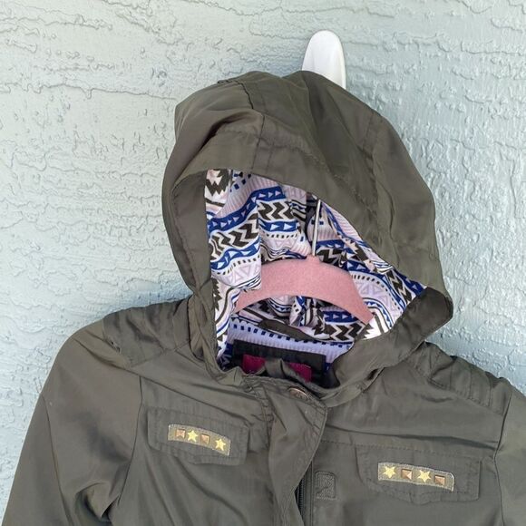 Pink Platinum Hooded Anorak Size 6X - Picture 10 of 12